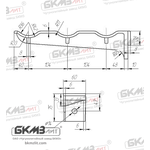 Консоль чугунная кабельная ККЧ-3 трехместная