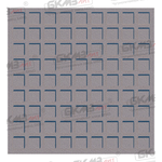 Плитка чугунная квадратная ПП-400